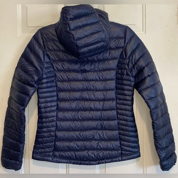 Eastern Mountains Sports EMS Downtek Goose Down Puffer Jacker Size Small Navy - Picture 2 of 7